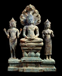 Buddha and Avalokitesvaras